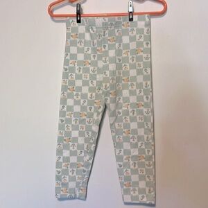 Carter's Floral Gingham Capri Leggings